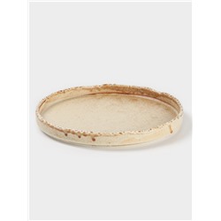 Тарелка с бортиком Magistro Organic brown, d=21.2 см, фарфор, бежевая