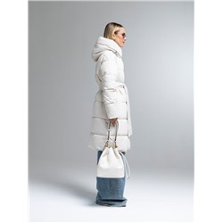 Пуховик женский светло-бежевый