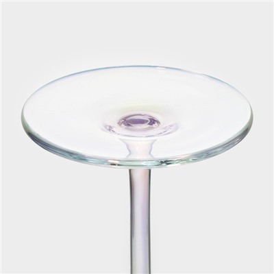 Бокалы для вина Magistro «Жемчуг», 400 мл, 9.5×23.5 см, набор 2 шт., стекло, перламутровые