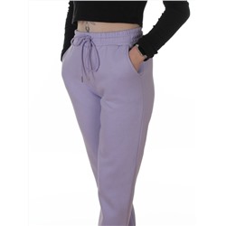 2226-K LILAC Брюки спортивные утепленные женские (85% хлопок, 10% полиэстер, 5% спандекс)