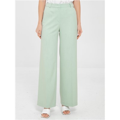 Брюки бледно-зелёные со стрелками