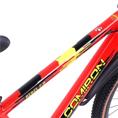 Велосипед 24" рама 13" 8sp COMIRON REBEL ригид красный