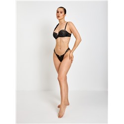 Трусы стринг жен Lovitta черный Infinity Lingerie