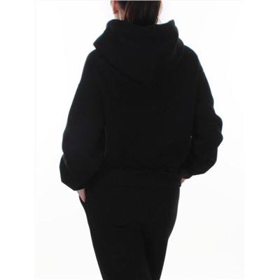 006 BLACK Костюм спортивный зимний женский (95% хлопок, 5% полиэстер)