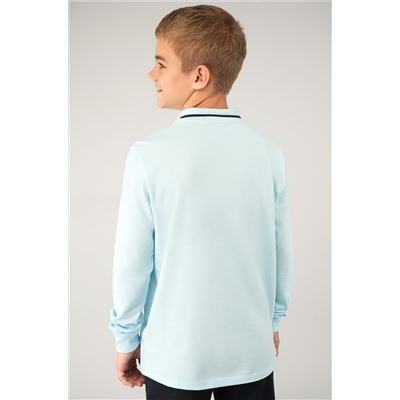 Рубашка-поло с длинным рукавом для мальчика Happyfox