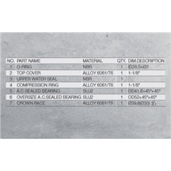 Рулевая колонка MIXIEER QLP-40F размер 1-1/8"х41.8х52х39,8/30 высота 18,5мм пром.подш. вес 119г/уп100