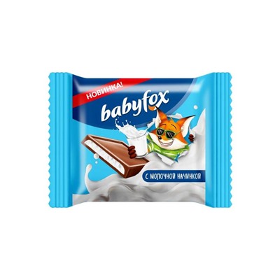 «BabyFox», молочный шоколад, 12 г (упаковка 100 шт)