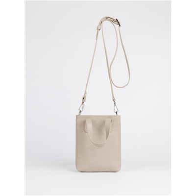 Женская кожаная сумка Richet 3261LN 930 Бежевый