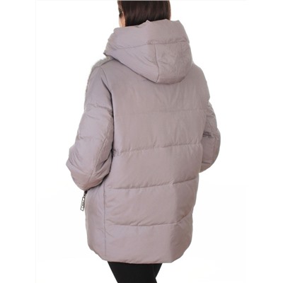 M-8869 GRAY Куртка зимняя женская (150 гр. холлофайбер)