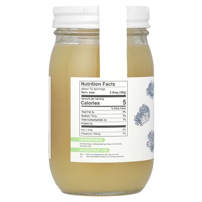 True Sea Moss, Гель с морским мохом, дикорастущий, 453 г (16 жидк. унц.)