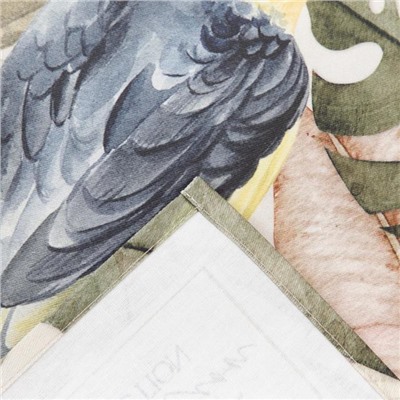 Полотенце кухонное «Этель» Kitchen collection, бежевое, 40×73 см