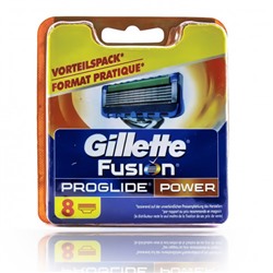 Gillette FUSION Power ProGlide (8шт) RusPack orig