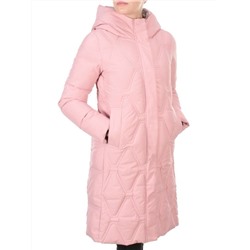 2158  PINK Пальто зимнее облегченное  женское YINGPENG (150 гр .холлофайбер)