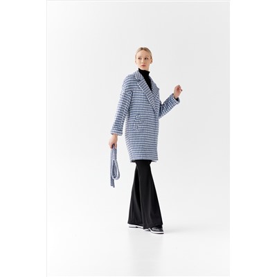 Пальто женское демисезонное 25990 (grey blue)
