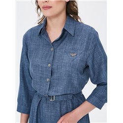 Платье миди с рукавом 3/4