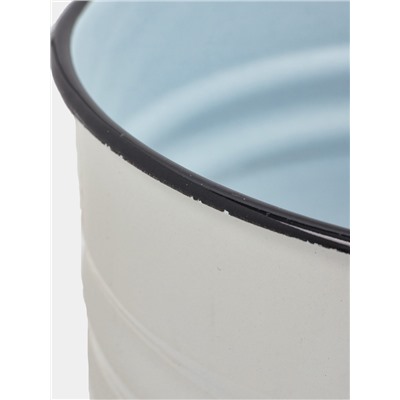 УЦЕНКА Ведро эмалированное, 12 л, без крышки, с ручкой, белое