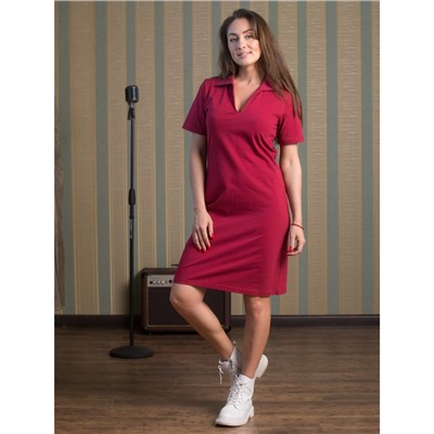Платье женское КП1480 бордовый