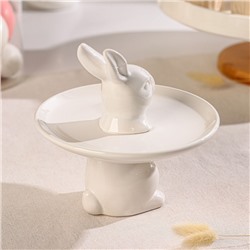 УЦЕНКА Блюдо для пирожных «Кролл», d=16 см