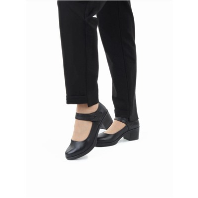 06-DHL104-D1 BLACK Туфли женские (натуральная кожа)