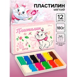 Пластилин 12 цветов 180 г «Мари», Коты-аристократы