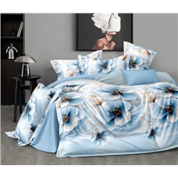 Постельное белье Зима-Лето из поплина с окантовкой ЗЛПО-3289