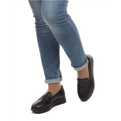 03-5309 BLACK Полуботинки женские (натуральная кожа)