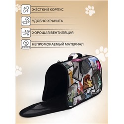 Сумка - переноска для животных «Путешественник», размер S, 37.5×17×22 см
