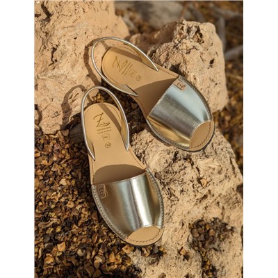 AB. Zapatos 3204 platino+PELLE-007-17 oro