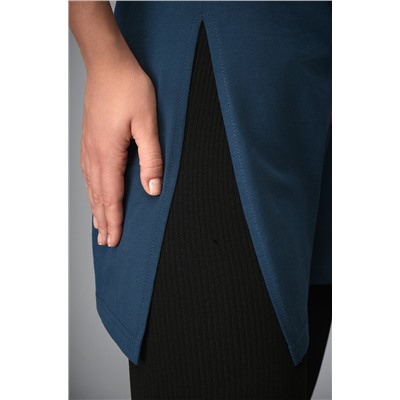 Женская футболка-туника с разрезами по бокам Happyfox