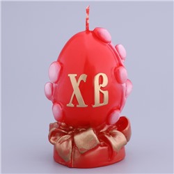 Свеча декоративная «Пасхальное яйцо с вербой»