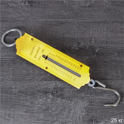 Весы безмен металлические 25 кг / SB-218 /уп 6/72/