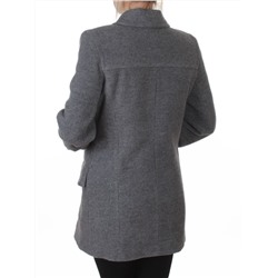 NWa0137-1 GRAY Полупальто демисезонное женское (шерсть)