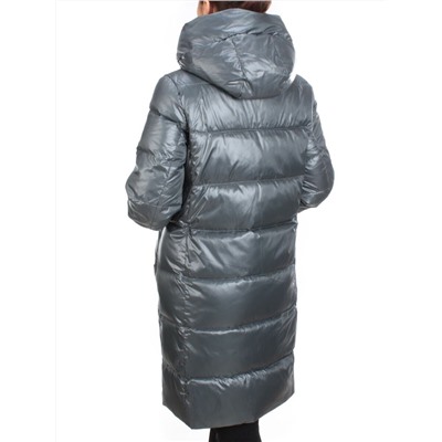 YM 2119 GRAY/BLUE Куртка зимняя женская MAYYIYA (200 гр. холлофайбера)