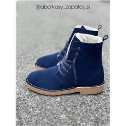 AB.Z. 27001/2 Azul С ДВОЙНЫМИ ШНУРКАМИ+AB.Z · Pelle · 21-19 (370) Marino АКЦИЯ