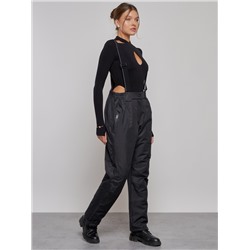 Полукомбинезон утепленный женский черного цвета 211_1Ch