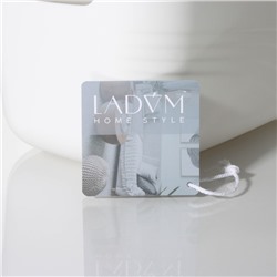 Контейнер для хранения с ручкой LaDо́m «Лаконичность», 33.5×18.5×14.5 см, белый