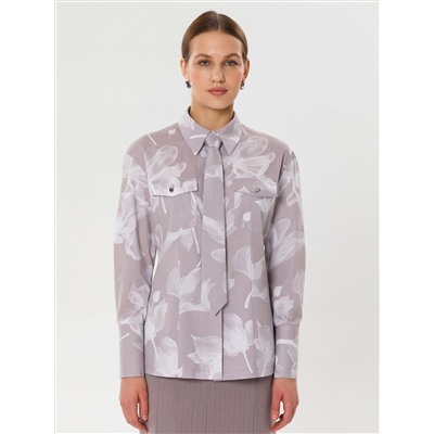 Блузка со съёмным галстуком