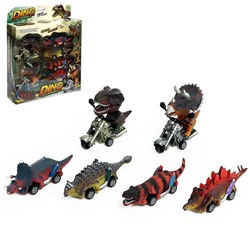 Уценка Набор инерционных машин DINO, 6 шт.