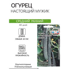 Семена Огурец  "Настоящий мужик "0.2 г