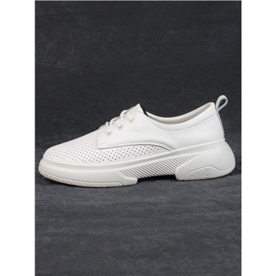 03-PDXL140-5 BEIGE Кроссовки женские (натуральная кожа)