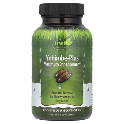 Irwin Naturals, Yohimbe-Plus®, максимальное улучшение, 100 желатиновых капсул
