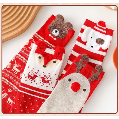 Носочки новогодние 1 пара (Размер 36-39)