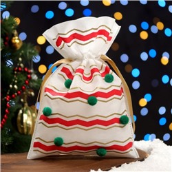 Мешок Помпоны Белый