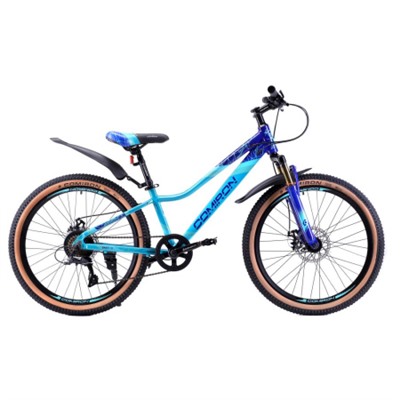 Велосипед 24" рама 12" 7sp COMIRON SMART синий