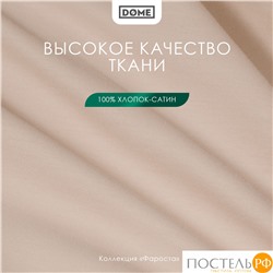 DOME ФАРОСТА свет-кор Простыня 200х220 (см), 1пр., хл/сат
