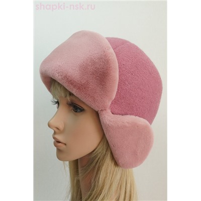 Нон-стоп шерсть ладен Ушанка женская (55-58)