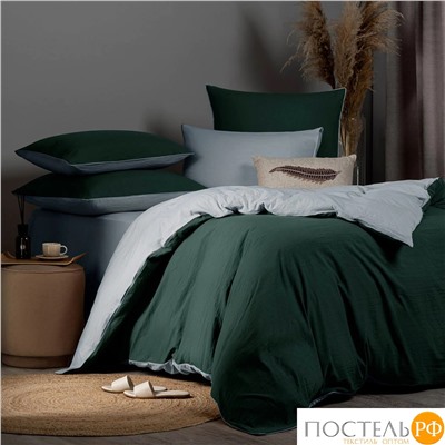 SleepiX ЮКО зел/голуб КПБ 145х215-1/180х220-1/50х70-2, 4 пр., модал/бамбук