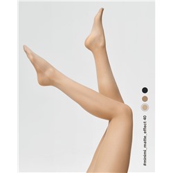 Minimi Matte 40, матовые с эффектом пудры