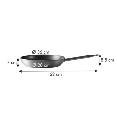 Сковорода Tescoma Grandchef, с длинной ручкой, d=36 см