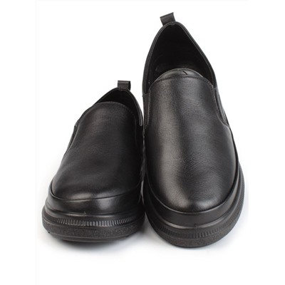 03-5319 BLACK Полуботинки женские (натуральная кожа)